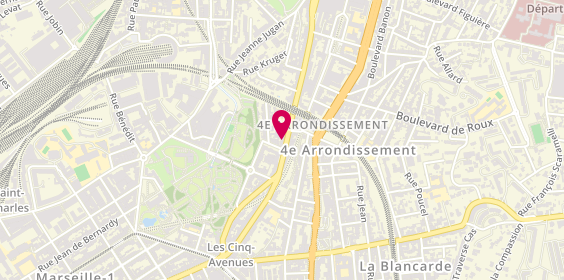 Plan de BAHA Bettina, 95 avenue des Chartreux, 13004 Marseille