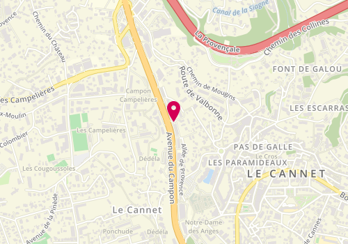 Plan de LEFAY Frank, 23 Avenue du Campon, 06110 Le Cannet