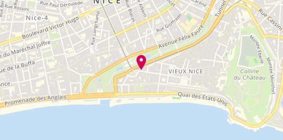 Plan de Clinique Vétérinaire Nissa Vet, 2 Rue Alexandre Mari, 06300 Nice