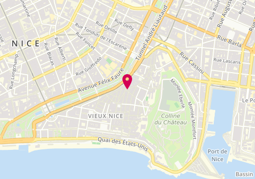 Plan de Selasu Veterinaire du Vieux Nice, 2 Rue de la Loge, 06300 Nice
