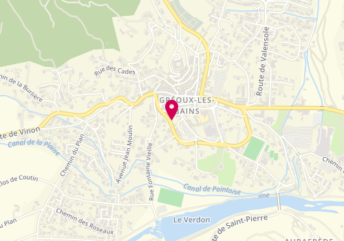 Plan de RYCKEBUSCH Jean Marie, 37 avenue des Alpes, 04800 Gréoux-les-Bains