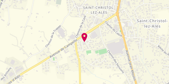 Plan de Clinique Vétérinaire CHRISTOVET, Les Christollines, 30380 Saint-Christol-Lès-Alès