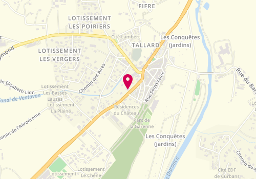 Plan de Clinique Vétérinaire des Vergers, 4 avenue de Provence, 05130 Tallard