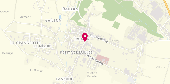 Plan de Armand-Valla, 25 Rue Hôpital, 33420 Rauzan