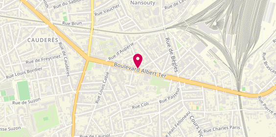 Plan de DUBERNET Amélie, 50 Boulevard Albert 1er, 33800 Bordeaux
