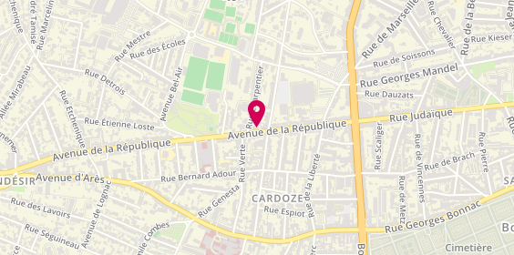 Plan de Quilez Pascal, 83 avenue de la République, 33200 Bordeaux