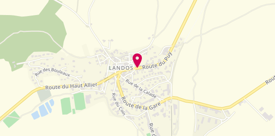Plan de ALLEMAND Hugues, Le Bourg, 43340 Landos