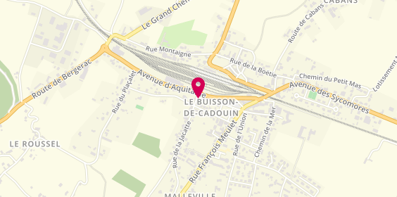 Plan de Animavet, 15 avenue d'Aquitaine, 24480 Le Buisson-de-Cadouin