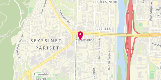 Plan de CURTELIN-blais Nathalie, 17 Avenue Victor Hugo, 38170 Seyssinet-Pariset