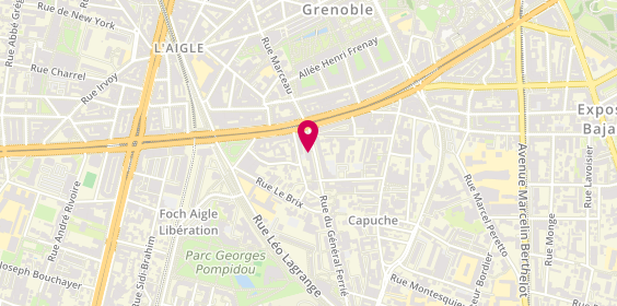 Plan de Les Animos, 8 Rue Général Ferrié, 38100 Grenoble