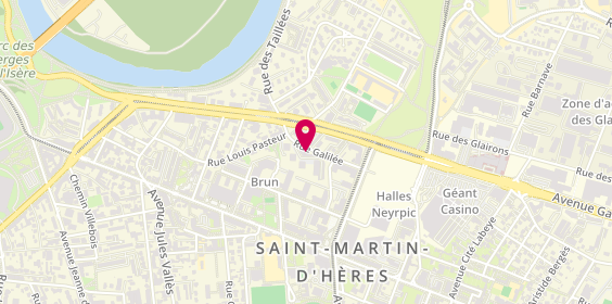 Plan de Clinique vétérinaire BELLEDONNIA, 12 Rue Galilée, 38400 Saint-Martin-d'Hères