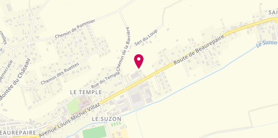 Plan de BORGNAT David, 1270 Route Beaurepaire, 38270 Saint-Barthélemy