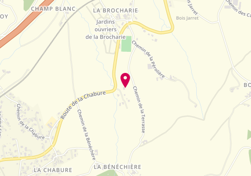 Plan de COLOMB Mélanie, 105 Route de la Chabure, 42400 Saint-Chamond