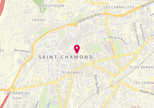 Plan de SAUSSE Frédéric, 2 Bis Rue Pierre Curie, 42400 Saint-Chamond