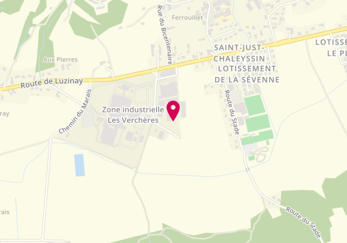 Plan de Clinique Veterinaire Armonia, Zone Industrielle Les Vercheres, 38540 Saint-Just-Chaleyssin