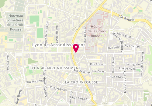 Plan de LONGY Cyrille, 43 Rue Jacques-Louis Hénon, 69004 Lyon