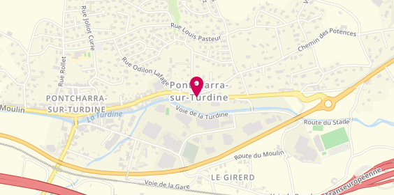 Plan de BEUSQUART Marie, 78 Rue Edmond Michelet, 69490 Pontcharra-sur-Turdine