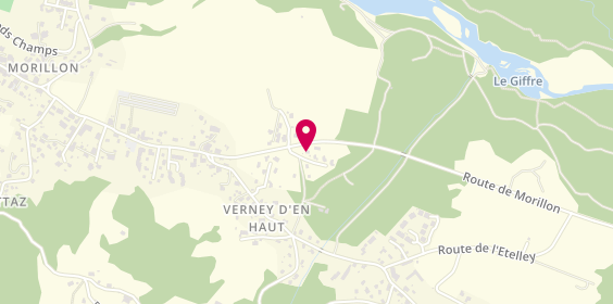 Plan de Clinique Vétérinaire Vet'Haut Giffre, 41 chemin du Bois Lombard, 74440 Morillon