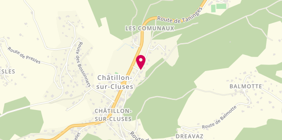 Plan de Clinique Vétérinaire du Col, 210 impasse des Granges, 74300 Châtillon-sur-Cluses