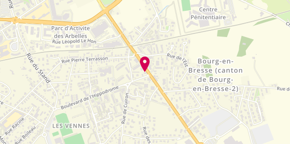 Plan de Clinique Vétérinaire Argos, 204 Boulevard de Brou, 01000 Bourg-en-Bresse