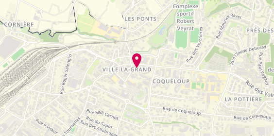 Plan de De Montazet, 2 Bis Rue des Voirons, 74100 Ville-la-Grand