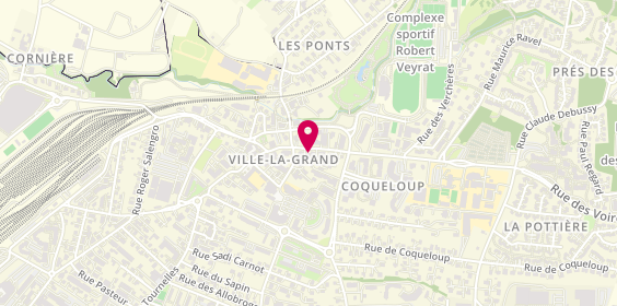 Plan de Clinique Vétérinaire des Voirons, 2 Bis Rue des Voirons, 74100 Ville-la-Grand