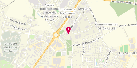 Plan de Cabinet Veterinaire du Clair Matin, 110 avenue de Parme, 01000 Bourg-en-Bresse