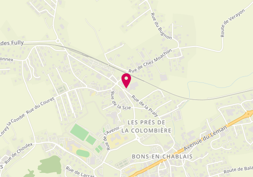 Plan de ROSAZ Christophe, veterinaire-douvaine-bons-en-chablais, 570 Rue de la Praly, 74890 Bons-en-Chablais