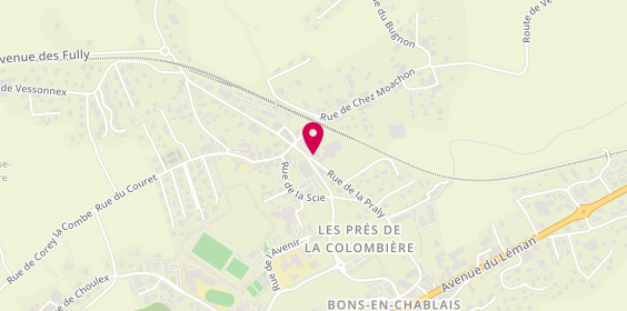 Plan de Clinique Vétérinaire Chab'lemanvet, 570 Rue de la Praly, 74890 Bons-en-Chablais
