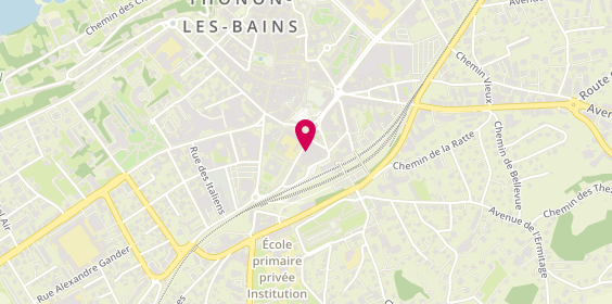Plan de Okivét Clinique vétérinaire des Marmotte, 16 Boulevard du Canal, 74200 Thonon-les-Bains