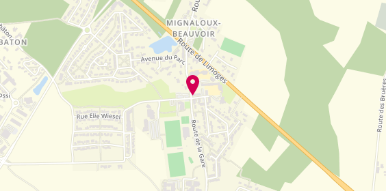 Plan de Delhay-Delfosse, 3 place des Alisiers, 86550 Mignaloux-Beauvoir
