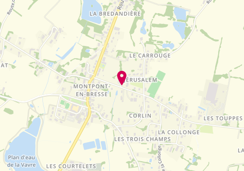 Plan de Chambon-Damian-Dimberton-Vandemaele, 10 Lotissement Carouge, 71470 Montpont-en-Bresse