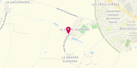 Plan de BELNY Lucie ostéopathie vétérinaire, 33 la Petite Guenière, 85170 Les Lucs-sur-Boulogne