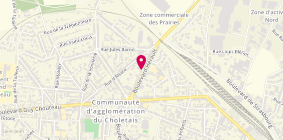 Plan de Clinique Vétérinaire VetAlouettes - Cholet, 35 Boulevard Hérault, 49300 Cholet
