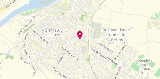 Plan de Cabinet vétérinaire de Montreuil-Bellay, 26 Rue de Méron, 49260 Montreuil-Bellay