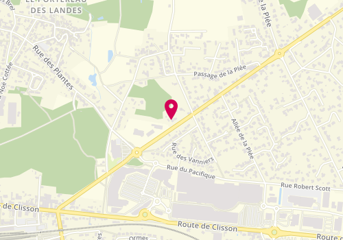 Plan de Veterinaires Dr Cessou, 368 Route du Loroux Bottereau, 44115 Basse-Goulaine