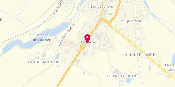 Plan de Clinique vétérinaire St Leonard, 1 Rue de la Barre Melay, 49120 Chemillé-en-Anjou