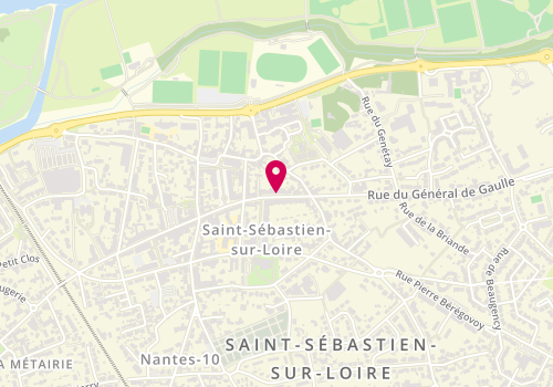 Plan de Clinique Vétérinaire Bottin Jamin, 17 Bis
Rue du Général de Gaulle, 44230 Saint-Sébastien-sur-Loire
