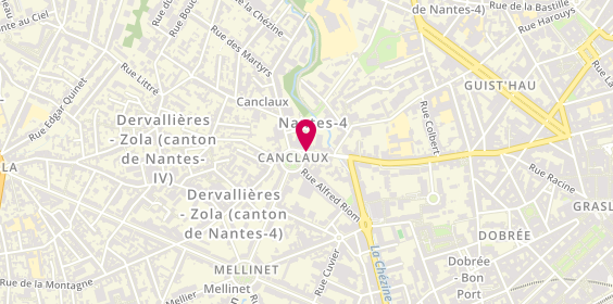 Plan de Cabinet Vétérinaire Canclaux, 39 Rue de Gigant, 44100 Nantes