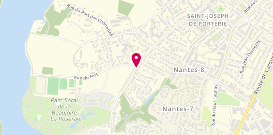 Plan de RIGOLLE Aurélie, 404 Route Saint Joseph, 44300 Nantes
