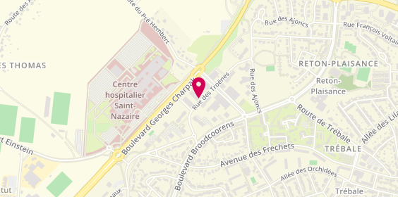 Plan de Clinique Vétérinaire Féli'Santé, 5 Bis Rue des Troènes, 44600 Saint-Nazaire