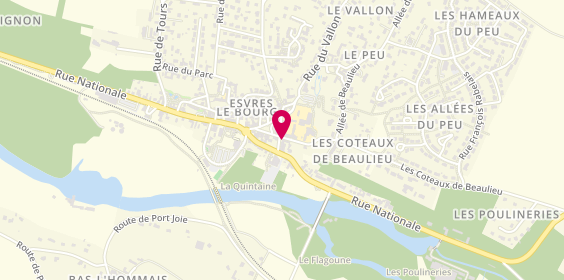 Plan de Cabinet Veterinaire, 5 Rue du Vallon, 37320 Esvres-Sur-Indre