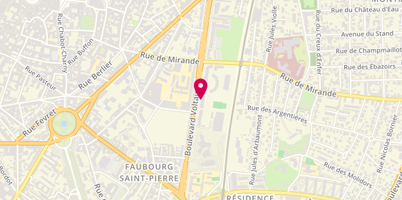 Plan de Clinique Vétérinaire Voltaire, 15 Bis Boulevard Voltaire, 21000 Dijon