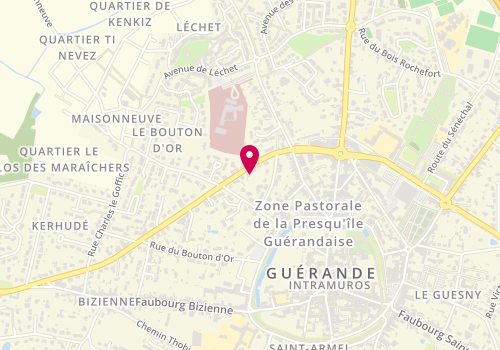 Plan de Clinique Vétérinaire des Remparts, 11 Boulevard du Général de Gaulle, 44350 Guérande