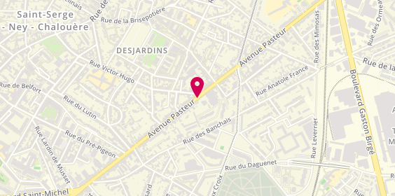 Plan de Vétérinaire CVP, 186 Avenue Pasteur, 49100 Angers