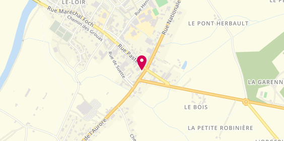 Plan de Clinique Vétérinaire Docteur Majewski, 72 Rue Nationale, 49140 Seiches-sur-le-Loir