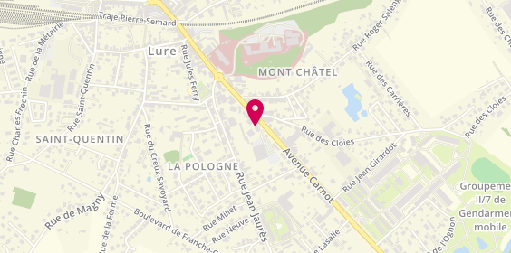 Plan de SAILLEY Florian, Zone Aménagement de la Saline Route Belfort, 70200 Lure