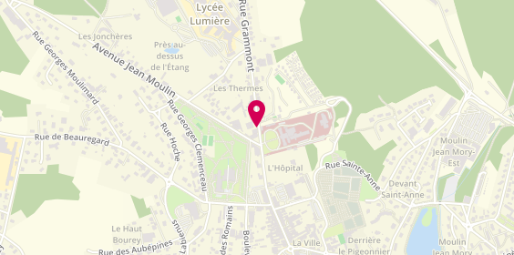 Plan de SCP Gabillot-Hernou-Fontaine-Tuaill, 11 Rue Grammont, 70300 Luxeuil-les-Bains