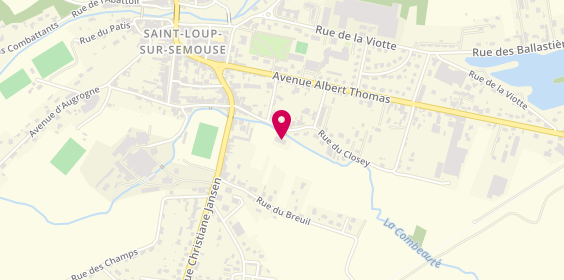Plan de Ridderbeecks Philippe, 10 Rue du Closey, 70800 Saint-Loup-sur-Semouse