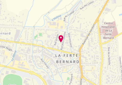 Plan de LEVEQUE François, 15 Rue Jean Courtois, 72400 La Ferté-Bernard